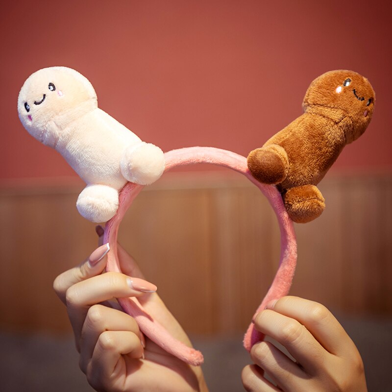 Cute Plushy Penis Head and Hairband Penis Plushies™