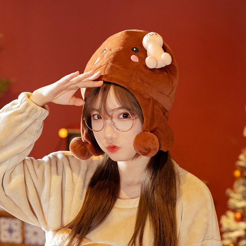 Creative New Funny Real Life Penis Hat Penis Plushies™