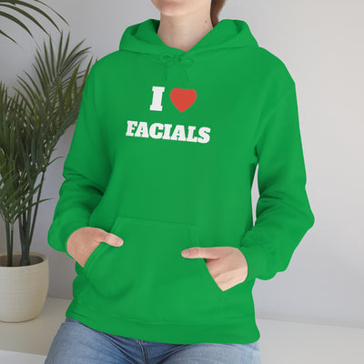 I Love Facials Hooded Sweatshirt