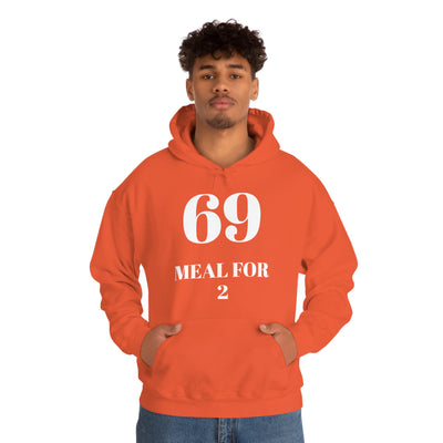 69 Meal For 2 Unisex Hooded Sweatshirt Printify
