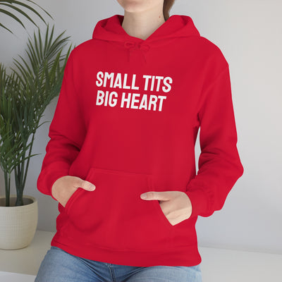 Small Tits Big Heart Hooded Sweatshirt