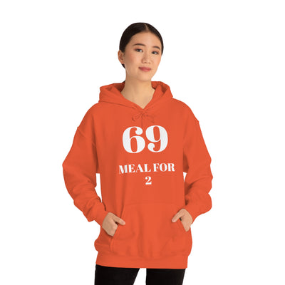 69 Meal For 2 Unisex Hooded Sweatshirt Printify