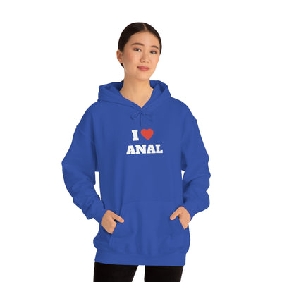I Heart Anal Hooded Sweatshirt