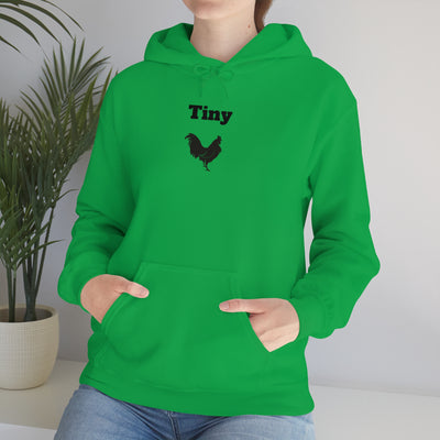 Tiny Cock-erel Unisex Hooded Sweatshirt