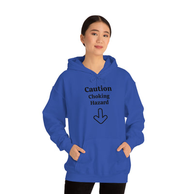 Caution Choking Hazard Hooded Sweatshirt