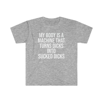 My Body Is A Machine T Shirt Printify