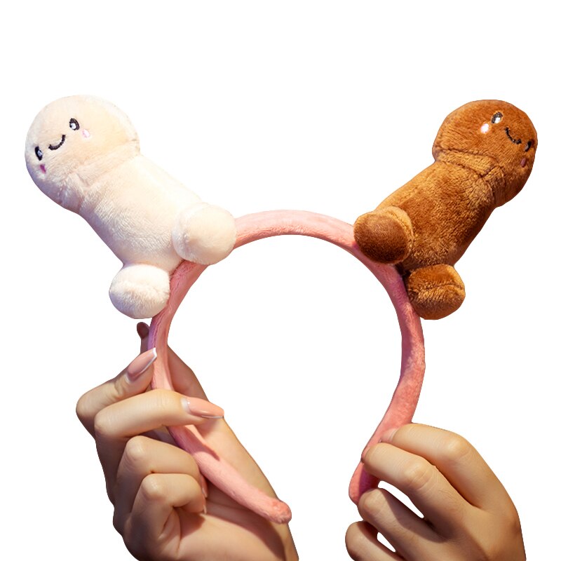 Cute Plushy Penis Head and Hairband Penis Plushies™