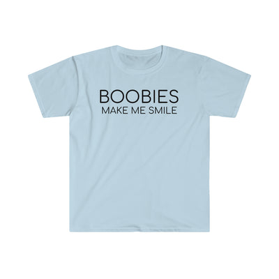 Boobies Make Me Smile T Shirt Printify