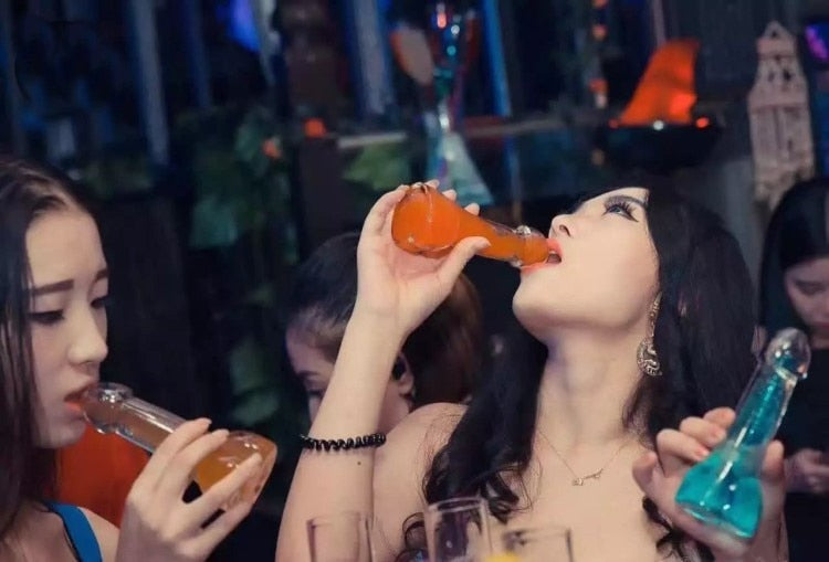 Penis Cocktail Mug Glass Pee Pee Plushies™