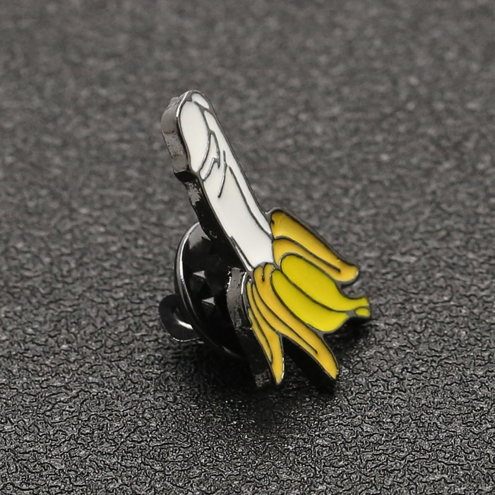 Penis Banana Brooch Pin Pee Pee Plushies™
