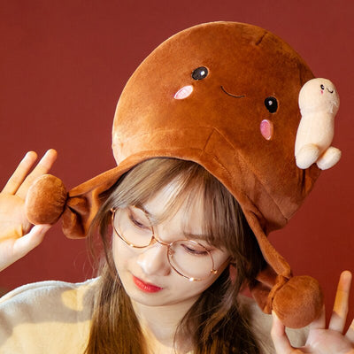 Creative New Funny Real Life Penis Hat Penis Plushies™