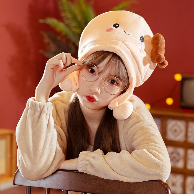 Creative New Funny Real Life Penis Hat Penis Plushies™