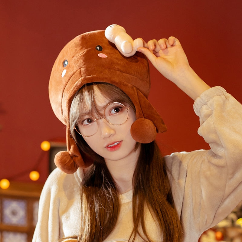 Creative New Funny Real Life Penis Hat Penis Plushies™