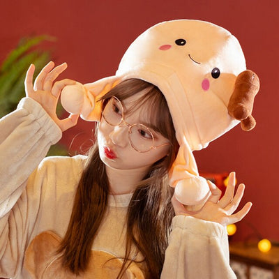 Creative New Funny Real Life Penis Hat Penis Plushies™